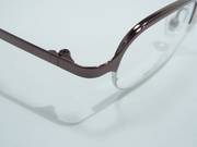 Efü 6051 Fém, damilos szemüveg keret barna 44-21-130 