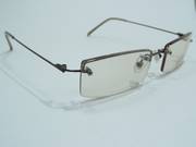 Efü 7115 Fém, fúrt szemüveg keret barna 53-18-135