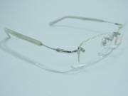 Efü fém szemüveg keret ezüst fúrt 50-21-140