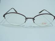 Efü fém szemüveg keret burgundi damilos  52-18-135